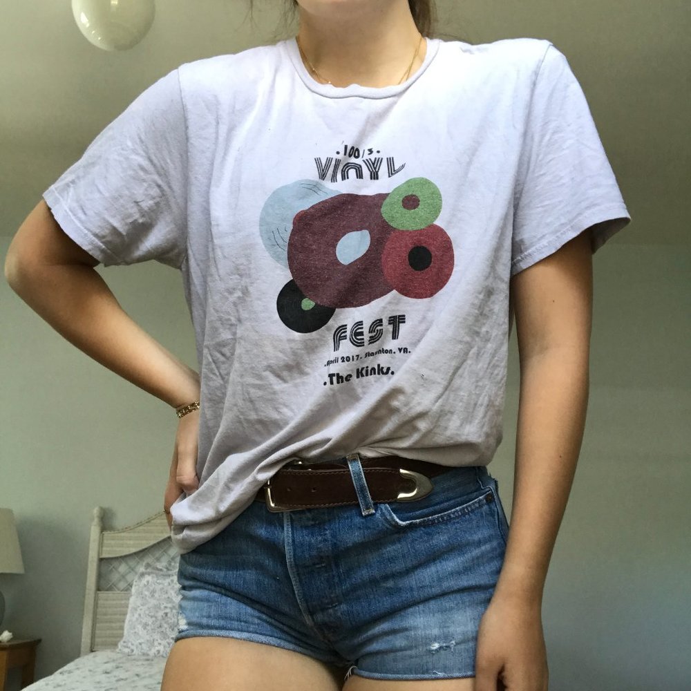 Vinyl Over-Sized Comfy T-shirt